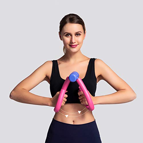 Thigh Master,Home Fitness Equipment,Workout Equipment of Arms,Inner Thigh Toners Master,Trimmer Thin Body,Leg Exercise Equipment,Arm Trimmers,Best for Weight Loss(Pink)