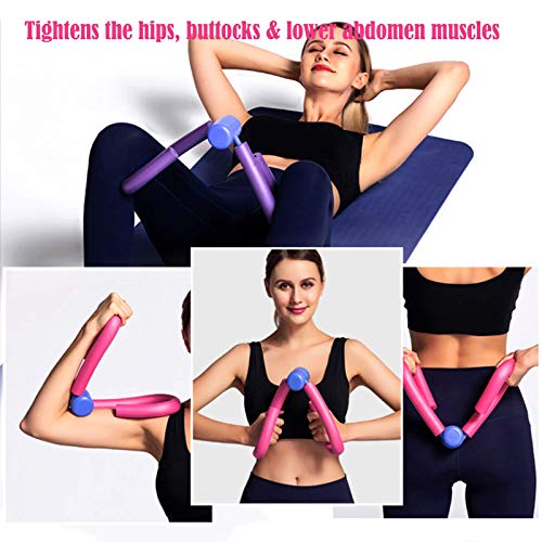 Thigh Master,Home Fitness Equipment,Workout Equipment of Arms,Inner Thigh Toners Master,Trimmer Thin Body,Leg Exercise Equipment,Arm Trimmers,Best for Weight Loss(Pink)