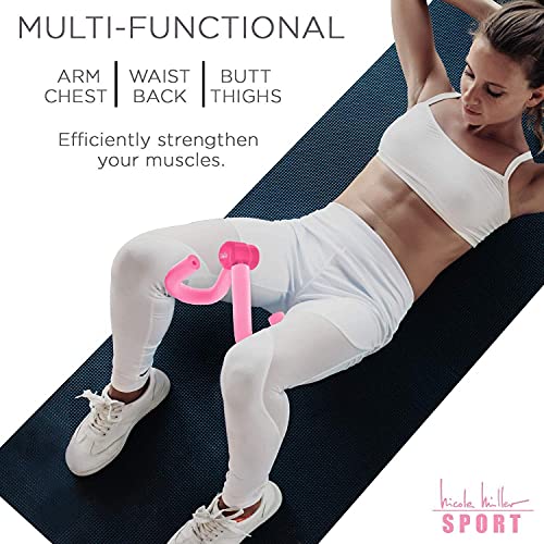 Thigh Master,Home Fitness Equipment,Workout Equipment of Arms,Inner Thigh Toners Master,Trimmer Thin Body,Leg Exercise Equipment,Arm Trimmers,Best for Weight Loss(Pink)