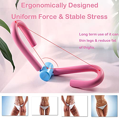 Thigh Master,Home Fitness Equipment,Workout Equipment of Arms,Inner Thigh Toners Master,Trimmer Thin Body,Leg Exercise Equipment,Arm Trimmers,Best for Weight Loss(Pink)