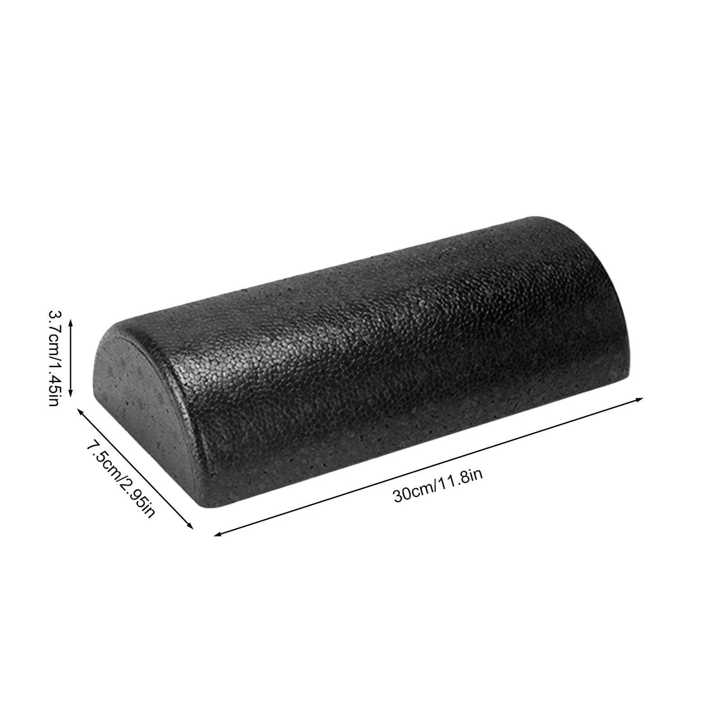 Fitness Roller Foam | Back Firm Foam Roller | Half-Round Back Stretching and Yoga Roller | Workout Roller for Physical Relief and Muscle Recovery